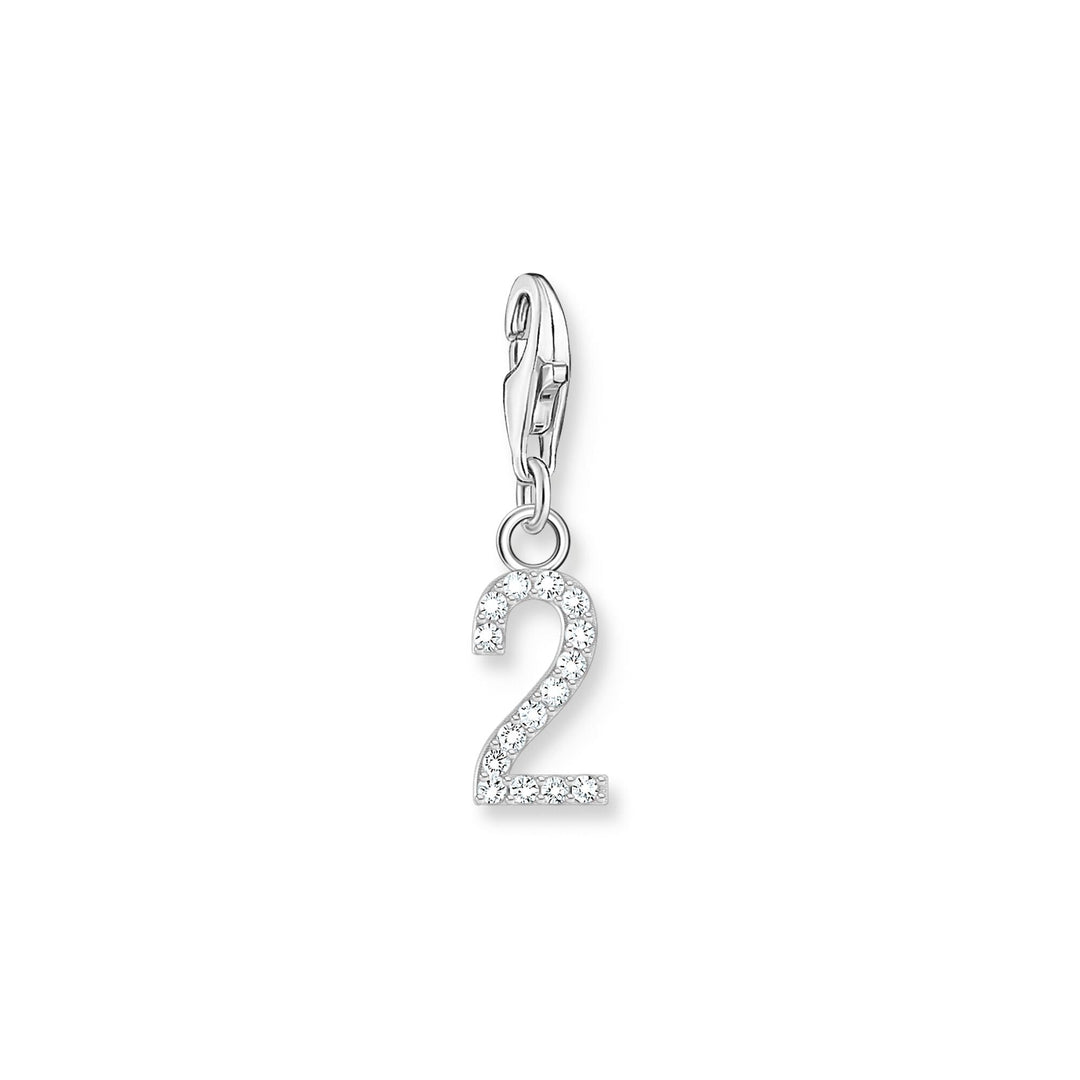 THOMAS SABO Charm Pendant Number "2" Silver CC2126