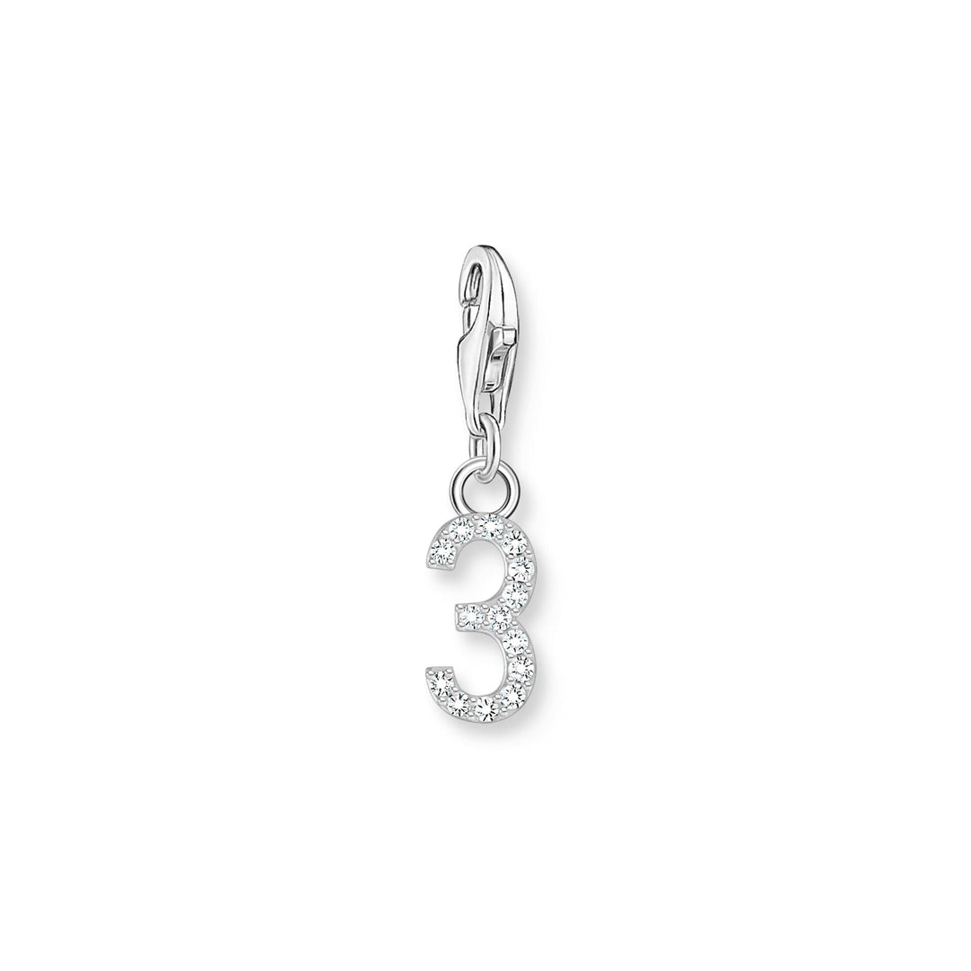 THOMAS SABO Charm Pendant Number "3" Silver CC2127