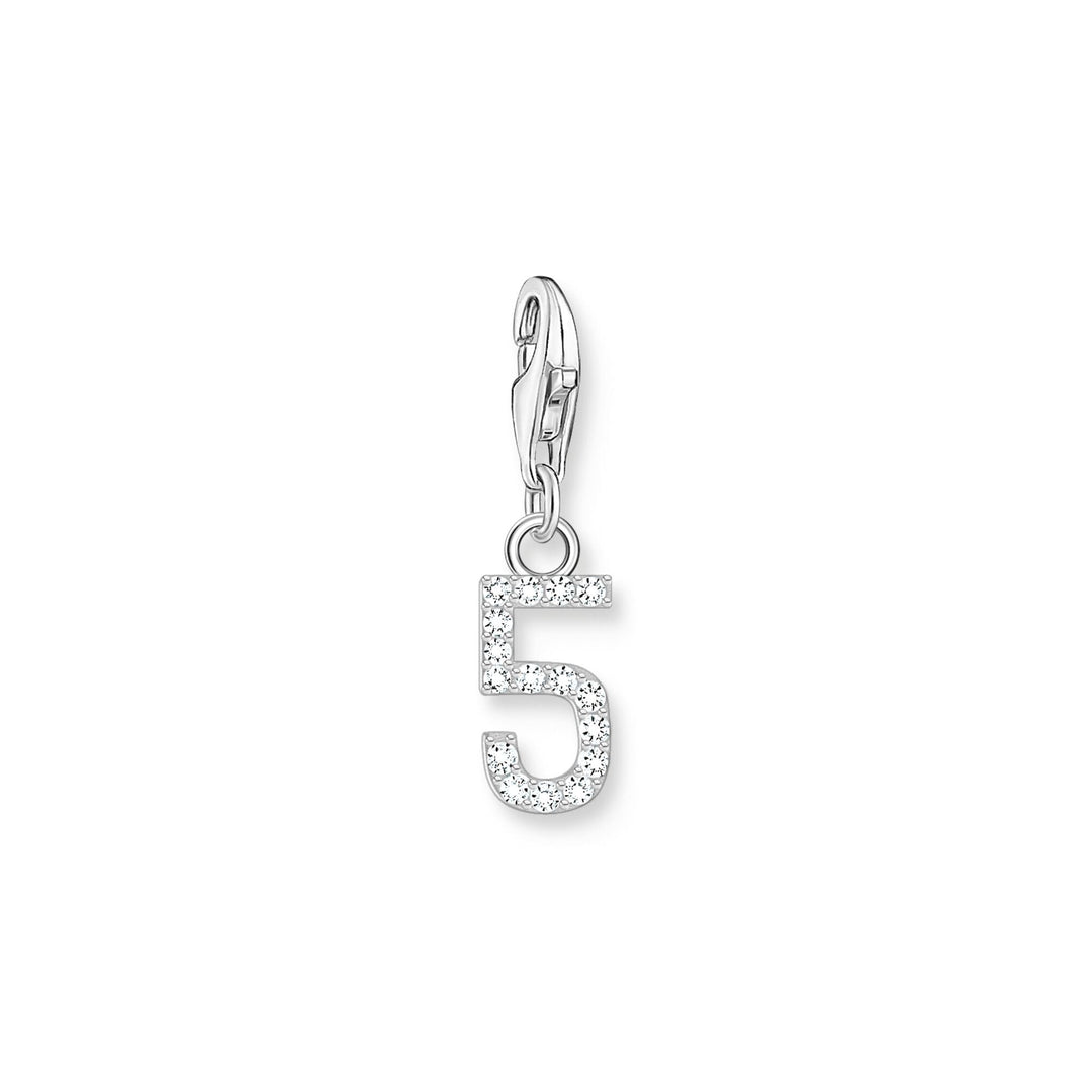 THOMAS SABO Charm Pendant Number "5" Silver CC2129