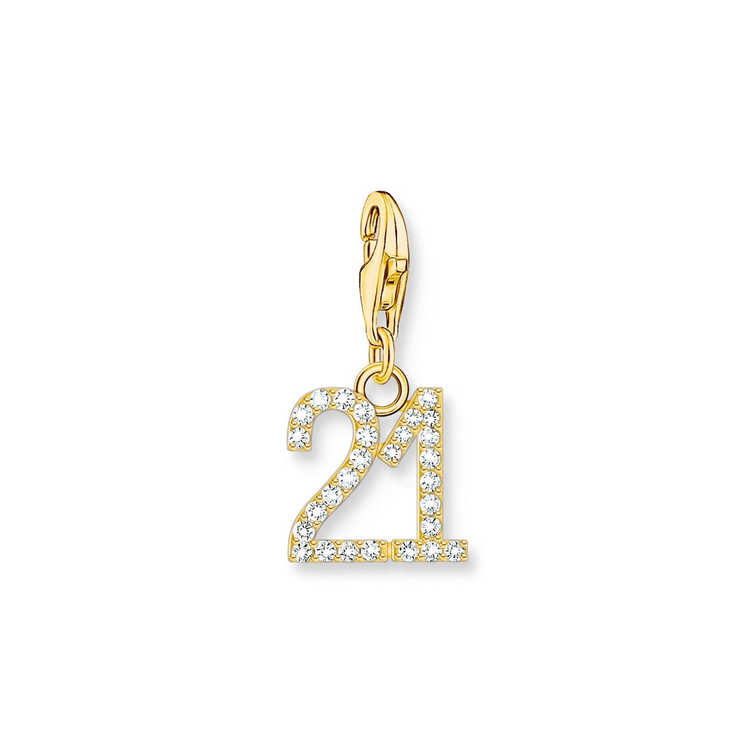 THOMAS SABO Number Charm Pendant "21" Gold CC2140