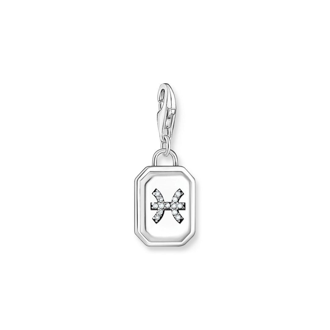 THOMAS SABO Charm Pendant Pisces Zodiac Sign Silver CC2142