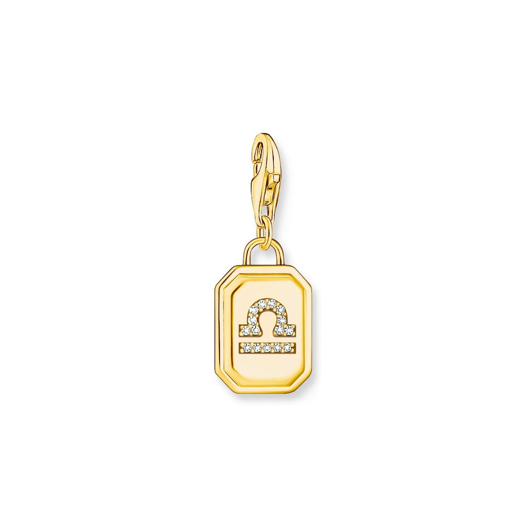 THOMAS SABO Charm Pendant Libra Zodiac Sign Gold CC2153