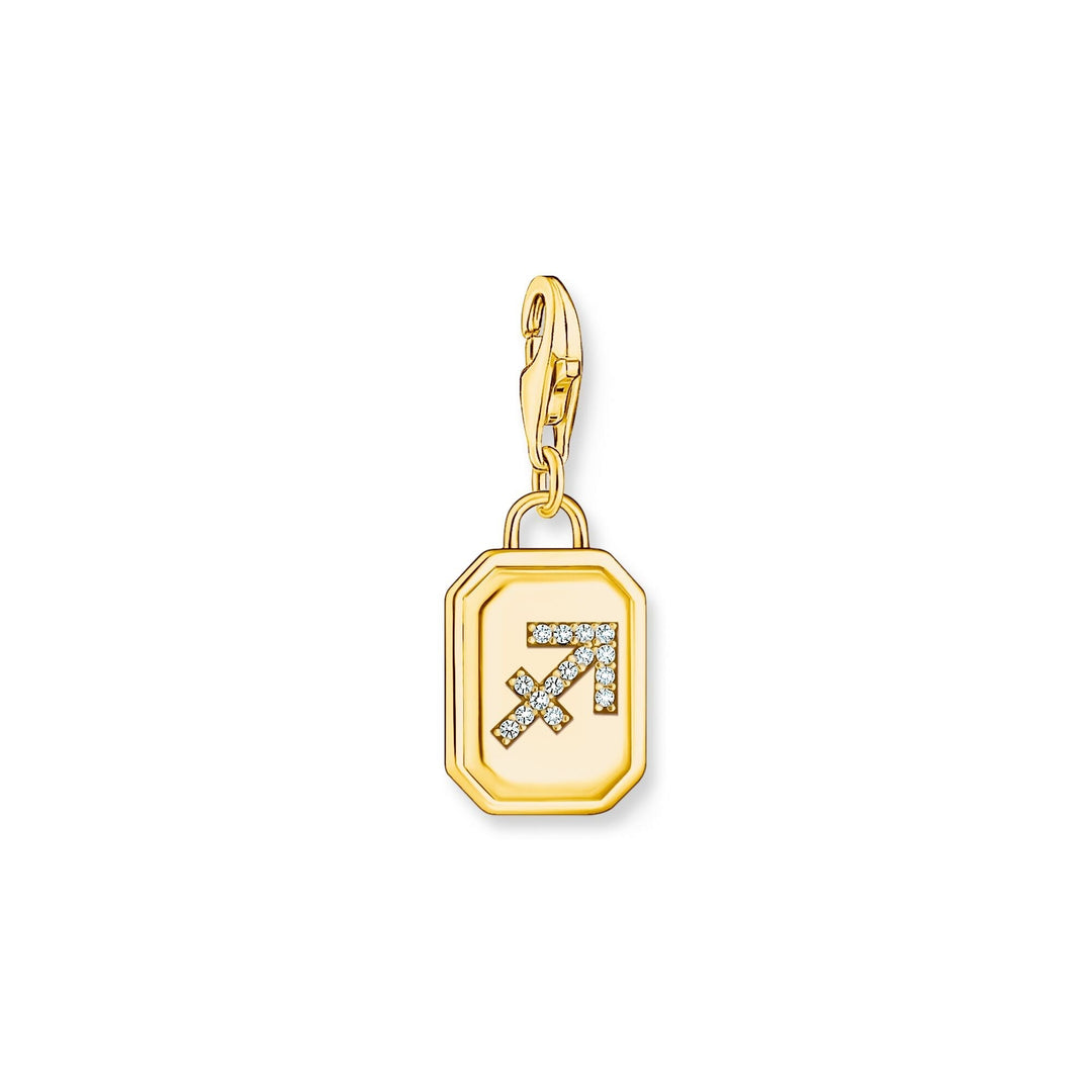 THOMAS SABO Charm Pendant Sagittarius Zodiac Sign Gold CC2156