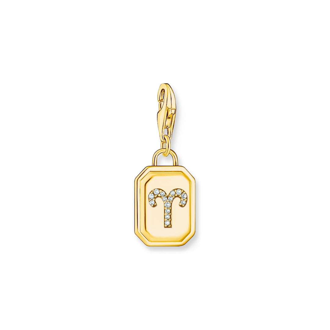 THOMAS SABO Charm Pendant Aries Zodiac Sign Gold CC2159