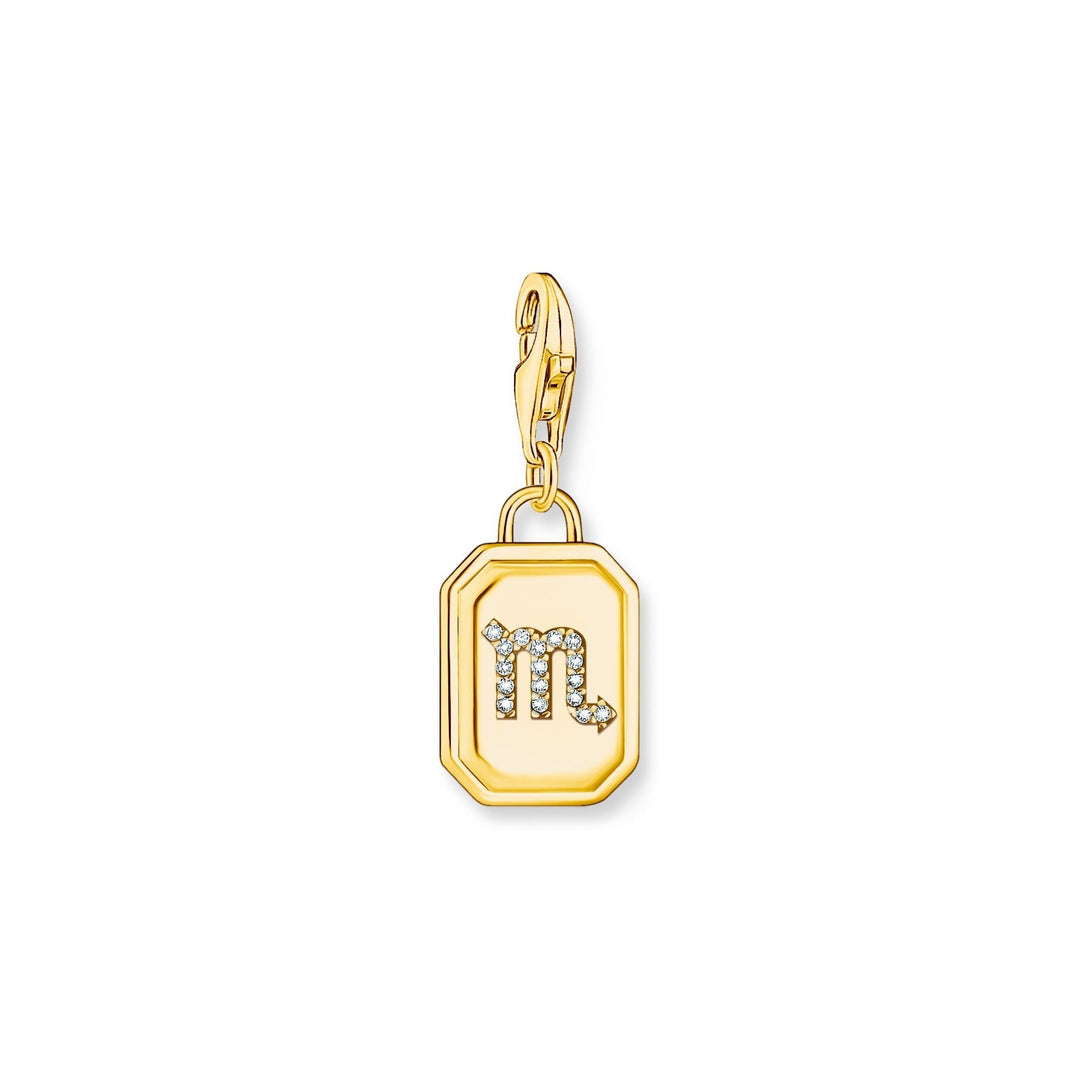 THOMAS SABO Charm Pendant Scorpio Zodiac Sign Gold CC2160