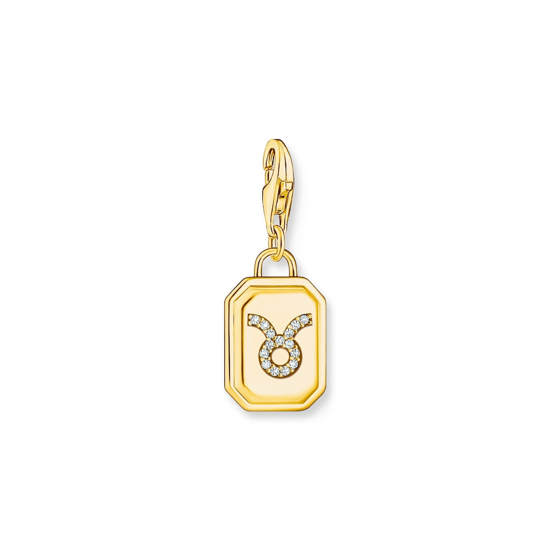 THOMAS SABO Charm Pendant Taurus Zodiac Sign Gold CC2163