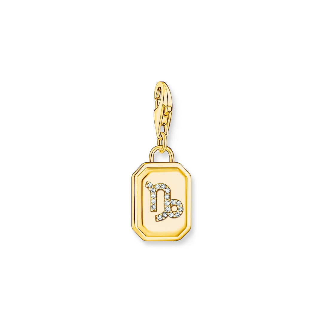 THOMAS SABO Charm Pendant Capricorn Zodiac Sign Gold CC2164