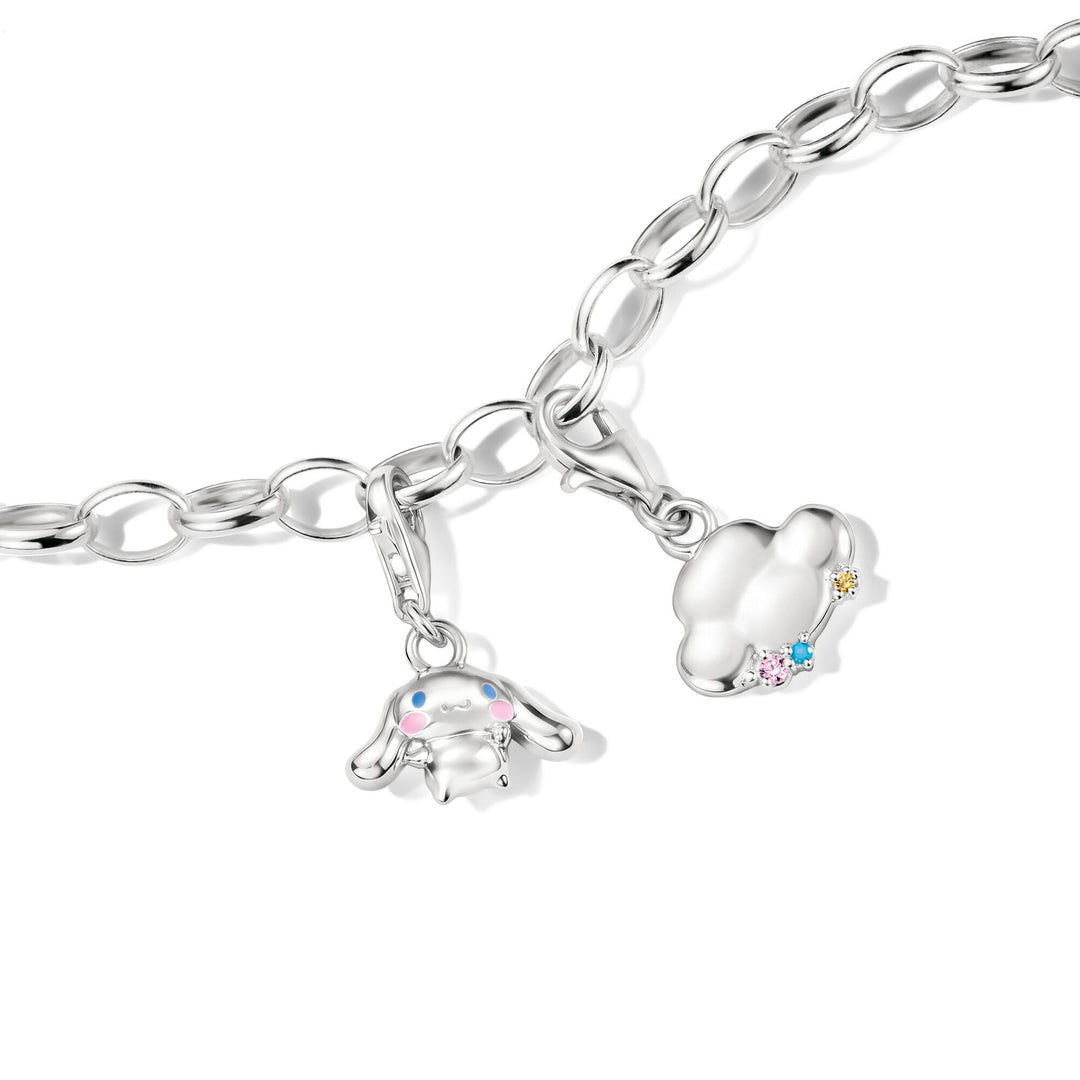 Thomas Sabo Silver-Plated Rain Cloud Charm with Colourful Stones CC2258M