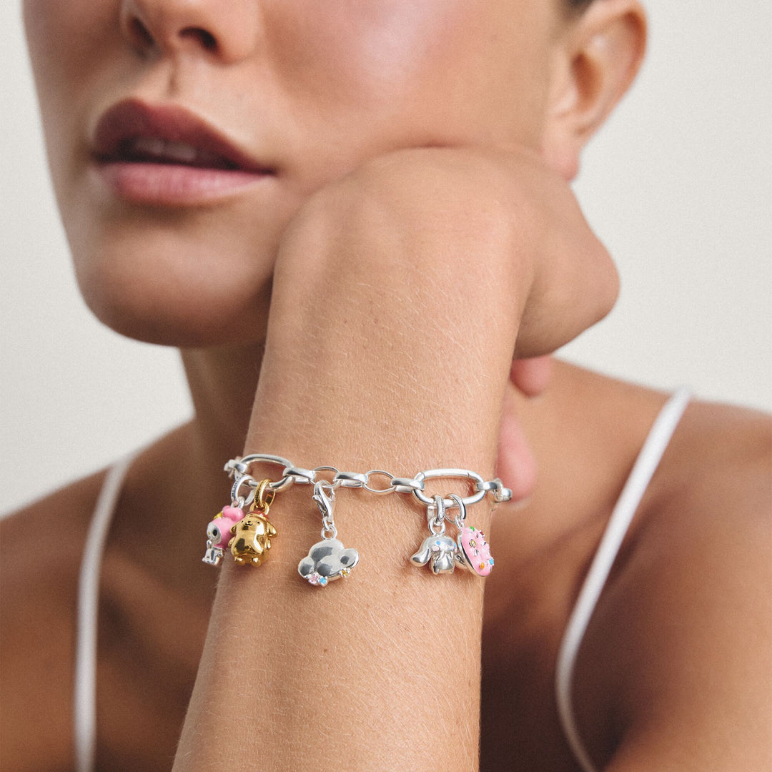 Thomas Sabo Silver-Plated Rain Cloud Charm with Colourful Stones CC2258M
