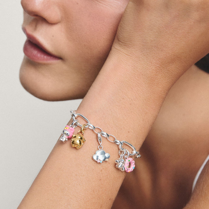Thomas Sabo Silver-Plated Rain Cloud Charm with Colourful Stones CC2258M