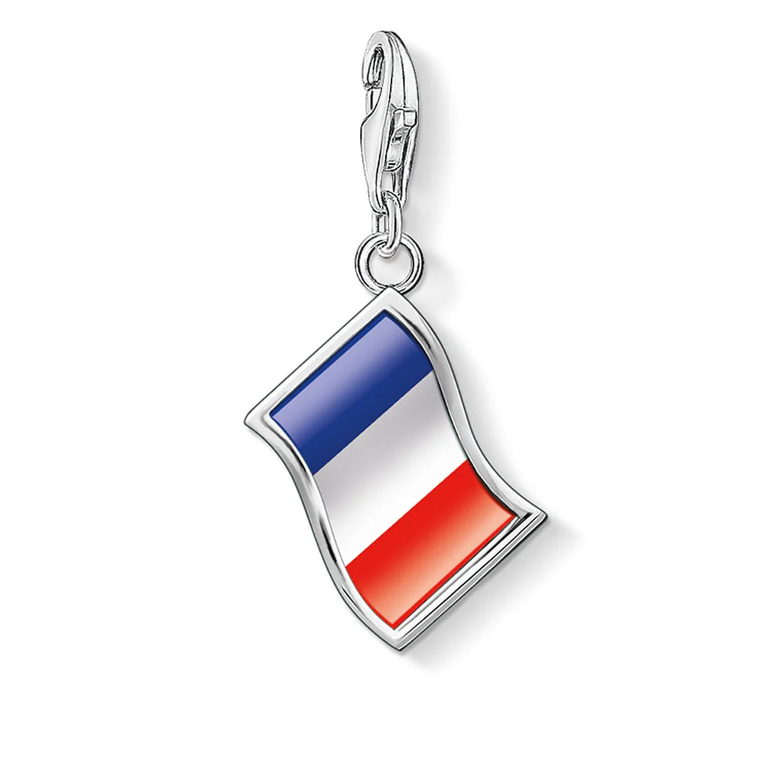 THOMAS SABO Charm Pendant in French National Flag Design CC1169