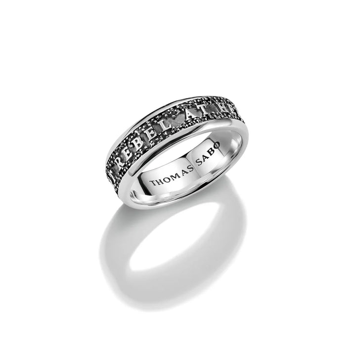 THOMAS SABO Band Ring Rebel at Heart Lettering TR2514M