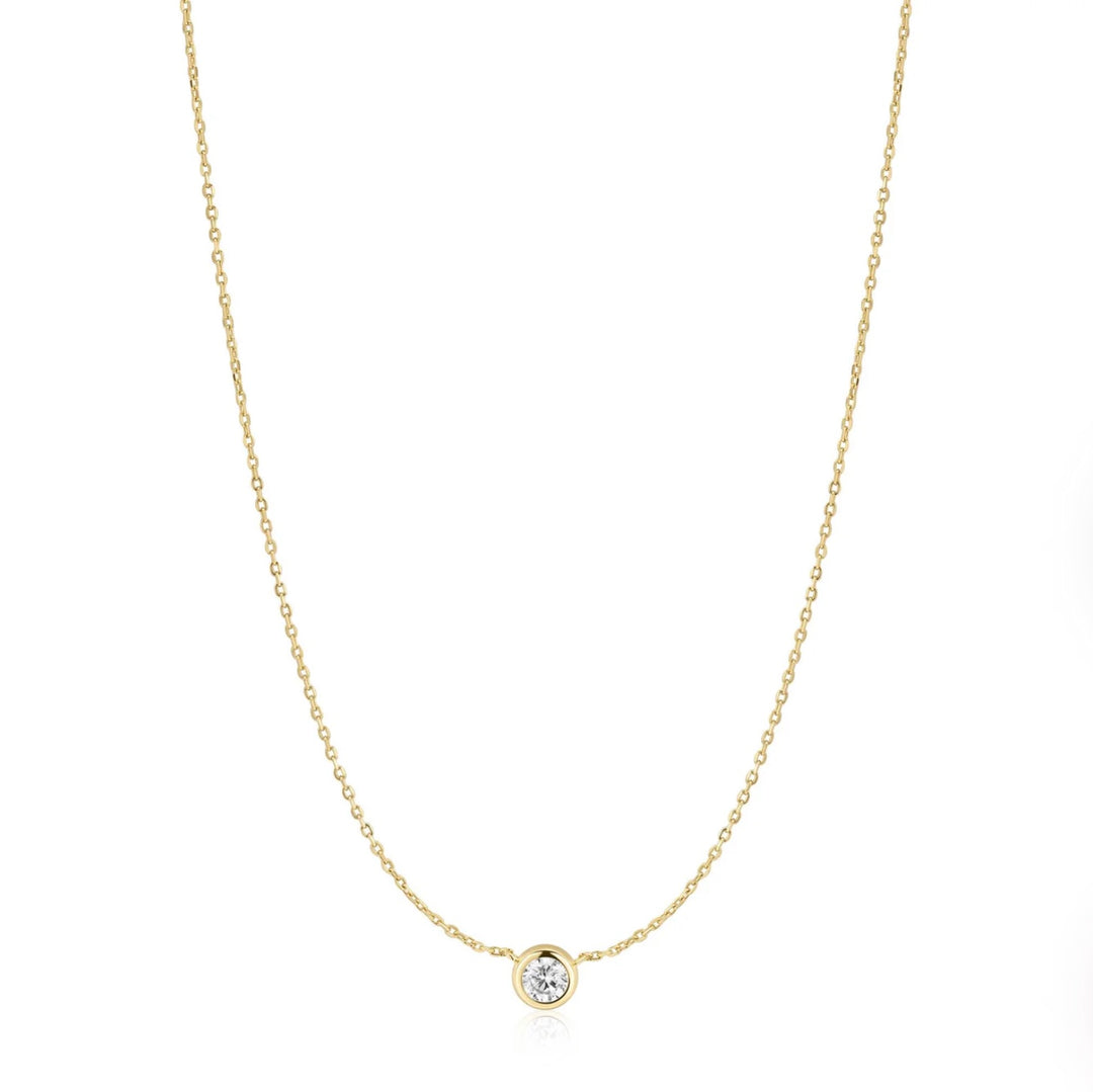 Ania Haie Gold Solitaire Necklace N071-01G