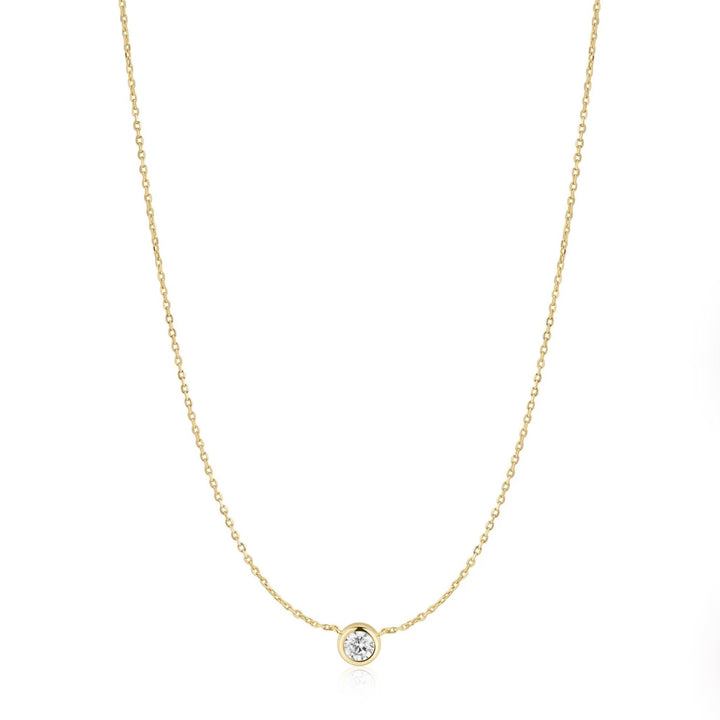 Ania Haie Gold Solitaire Necklace N071-01G