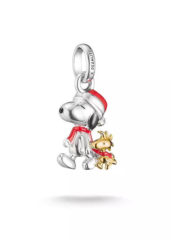 THOMAS SABO Connect Charm Snoopy and Woodstock Santa Edition CCC1307