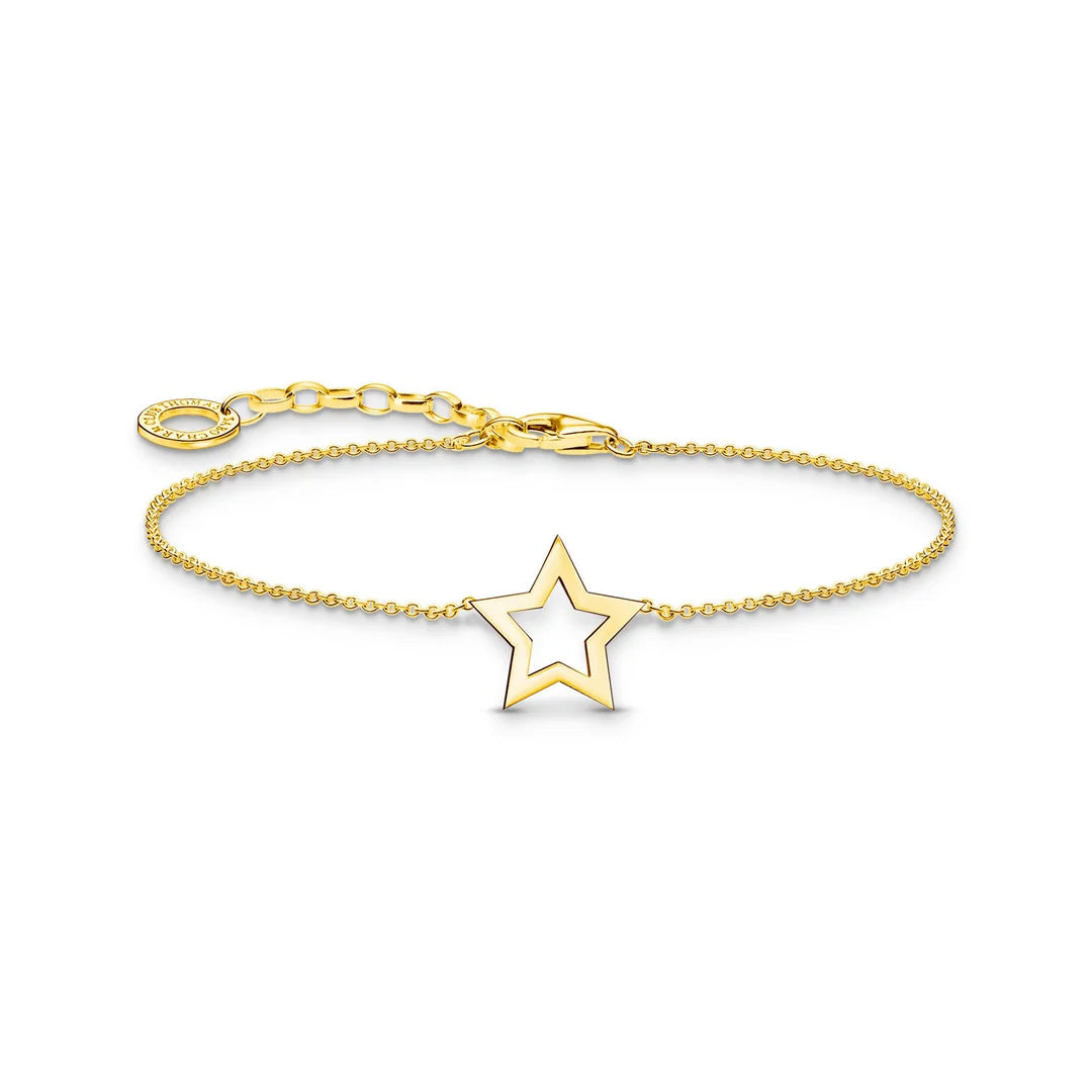 THOMAS SABO BRACELET with Star Pendant - Gold TA2162Y