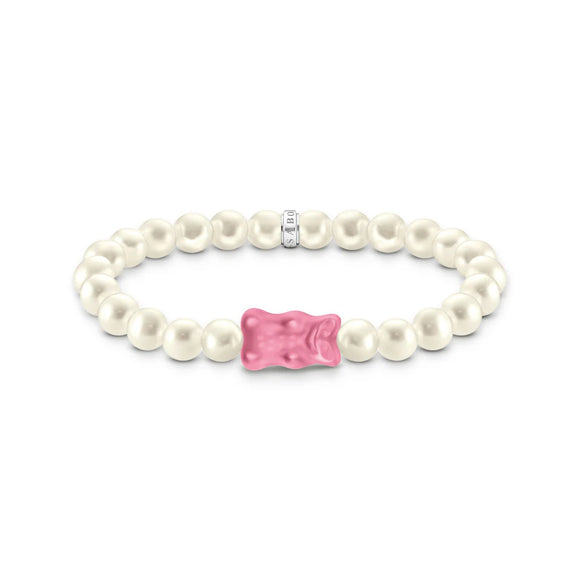 Thomas Sabo Pearl Bracelet Pink Goldbear TA2154P