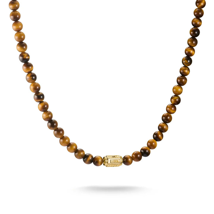 THOMAS SABO Elyndra Necklace with Tiger’s Eye Beads TKE2335TIY