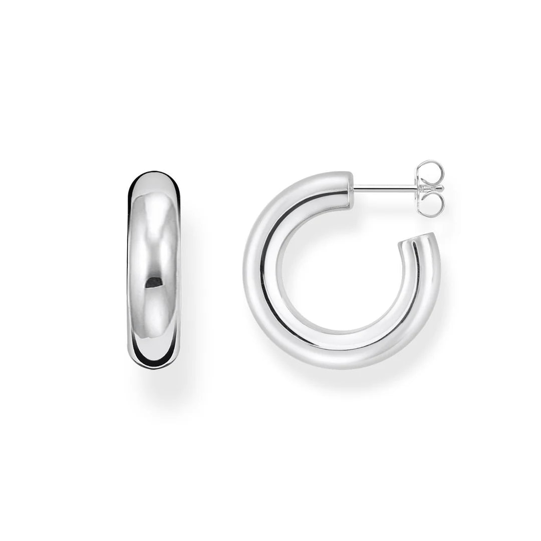 THOMAS SABO CHUNKY HOOP EARRINGS - Small Silver
TCR635