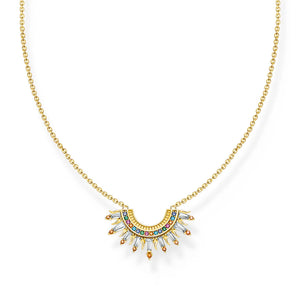 THOMAS SABO NECKLACE with Sun Beams and Colourful Stones TKE2203Y