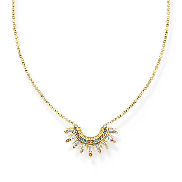 THOMAS SABO NECKLACE with Sun Beams and Colourful Stones TKE2203Y