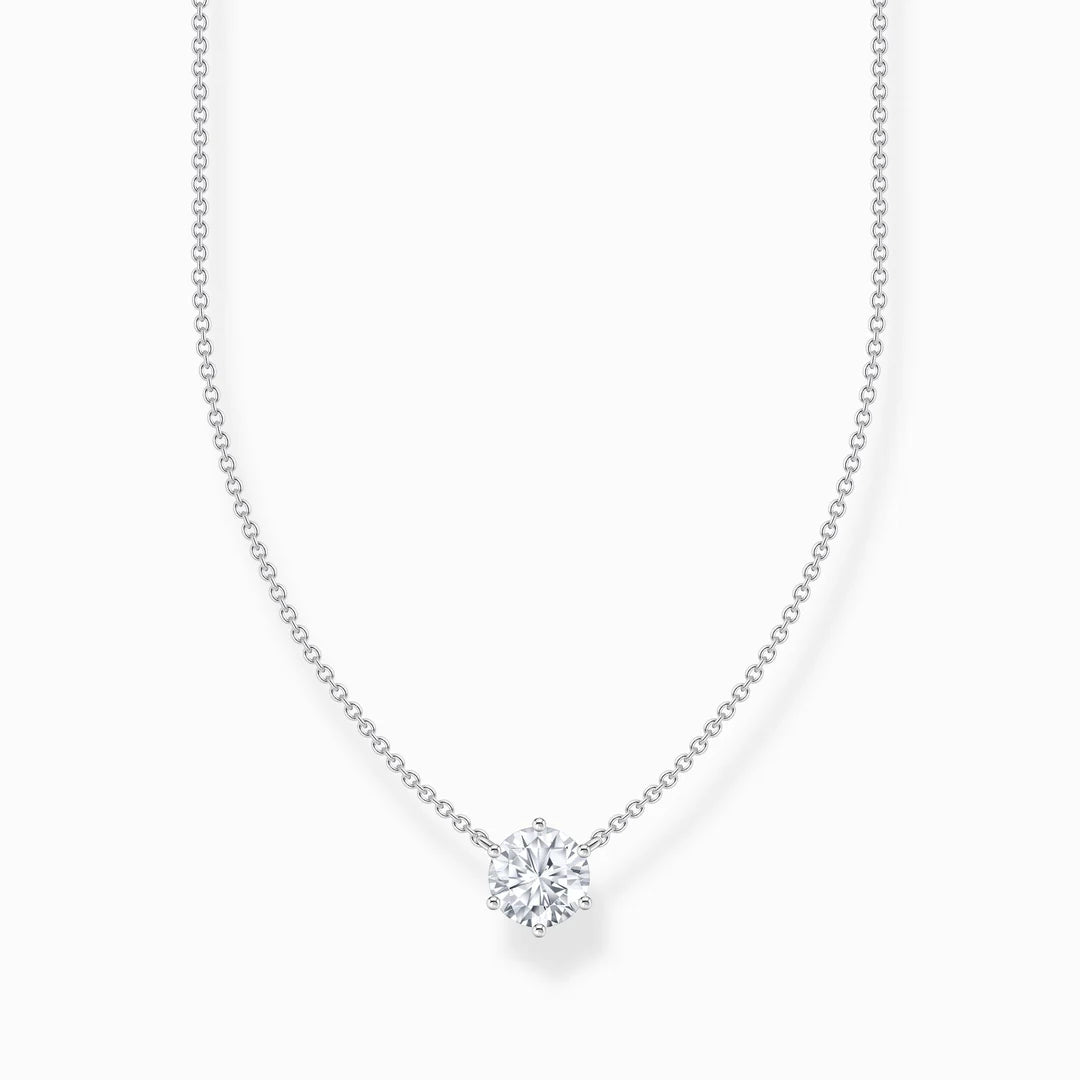 THOMAS SABO NECKLACE with White Zirconia Pendant  TKE2210