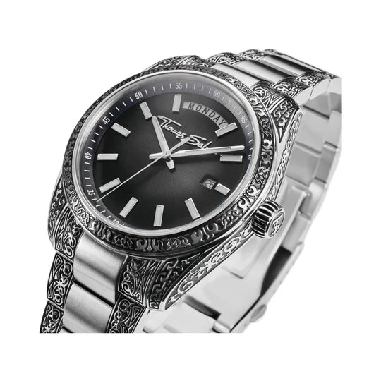 THOMAS SABO Rebel Revive Watch 40mm Black TWA0438