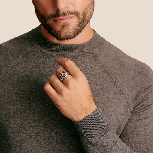 THOMAS SABO Signet Ring Dragon Red Tiger’s Eye TR2517M