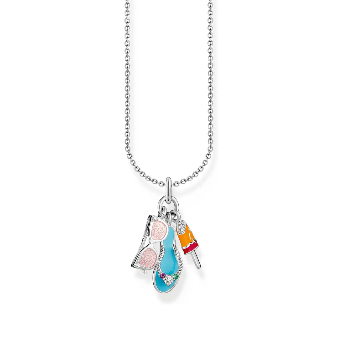 THOMAS SABO NECKLACE with Triple Summer Pendant TKE2228