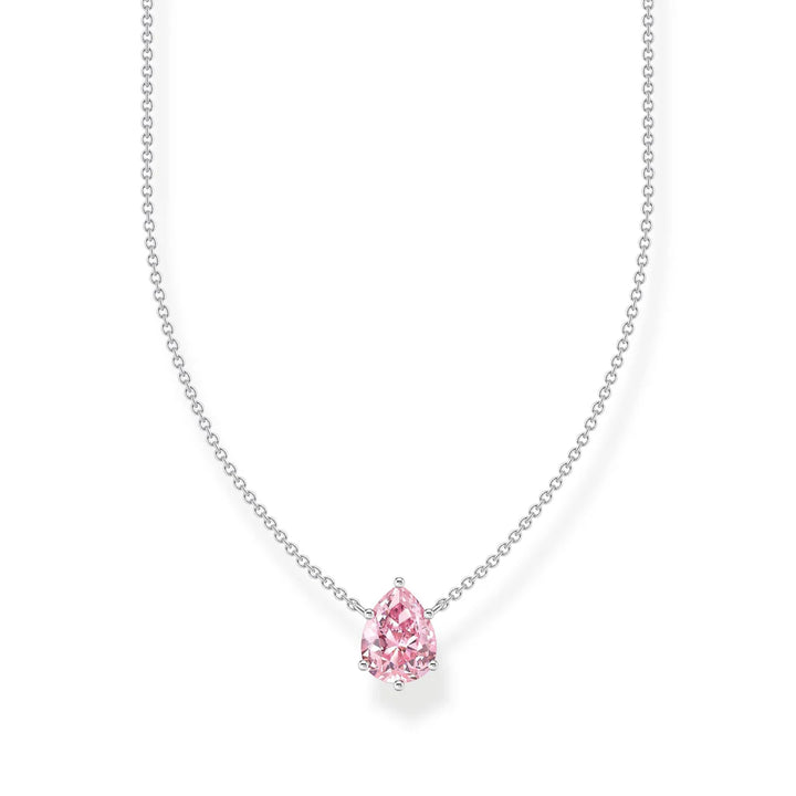 THOMAS SABO NECKLACE with Pink Drop-Shaped Pendant TKE2213P