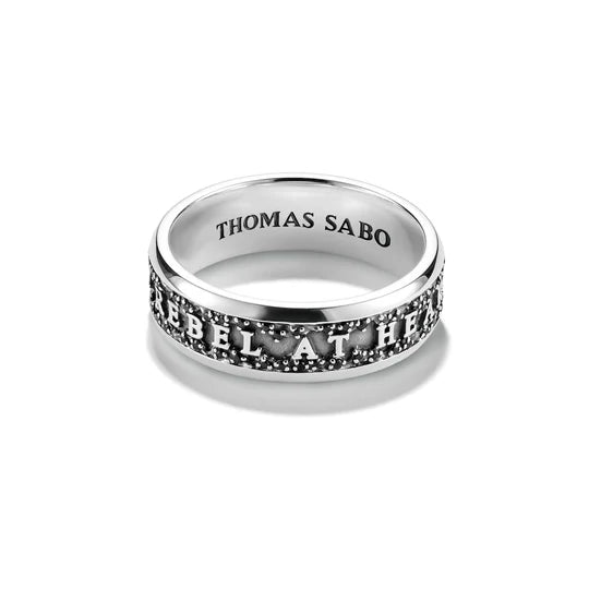 THOMAS SABO Band Ring Rebel at Heart Lettering TR2514M