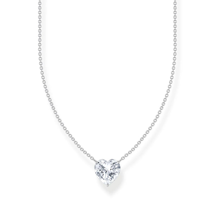 THOMAS SABO NECKLACE With White Heart-Shaped Pendant TKE2211