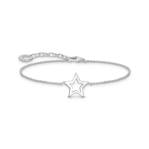 THOMAS SABO BRACELET with Star Pendant - Silver TA2162