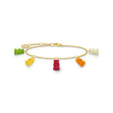 Thomas Sabo Gold Bracelet with Colourful Goldbears TA2152Y