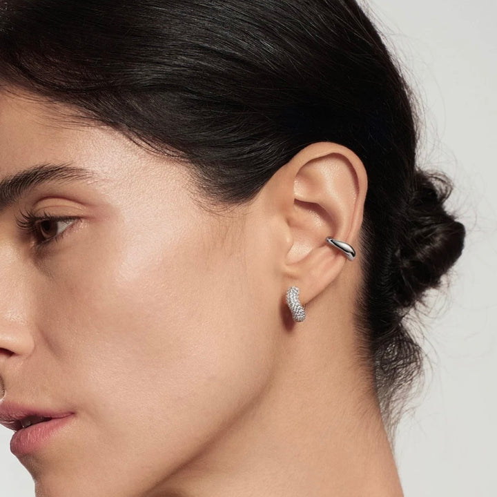 Ania Haie Silver Wave Ear Cuff E079-01H