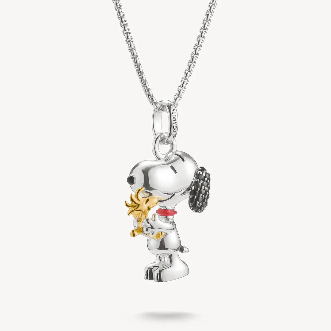 THOMAS SABO Snoopy & Woodstock Pavé Peanuts Necklace TKE2345