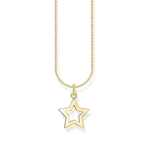THOMAS SABO NECKLACE With Star Pendant - Gold TKE2222Y