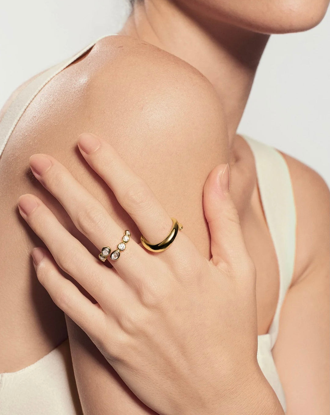 Ania Haie Gold Spiral Adjustable Ring R079-02G