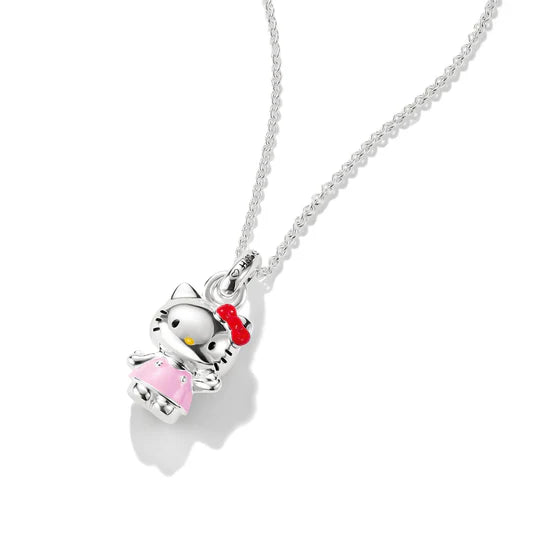 THOMAS SABO Hello Kitty Necklace Pink TKE2388