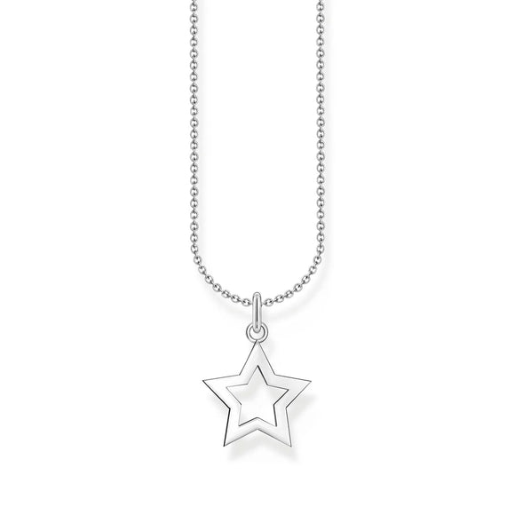 THOMAS SABO NECKLACE With Star Pendant - Silver TKE2222