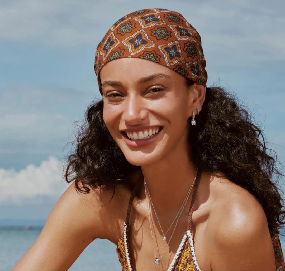 Ania Haie Silver Puffed Rivulet Pave Necklace N072-03H