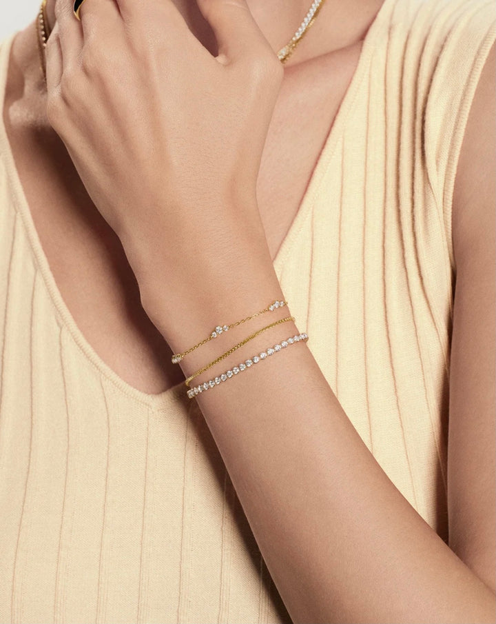 Ania Haie Gold Cluster Station Bracelet B079-01G