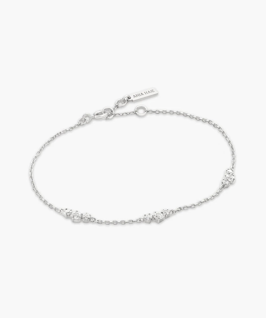 Ania Haie Silver Cluster Station Bracelet B079-01H