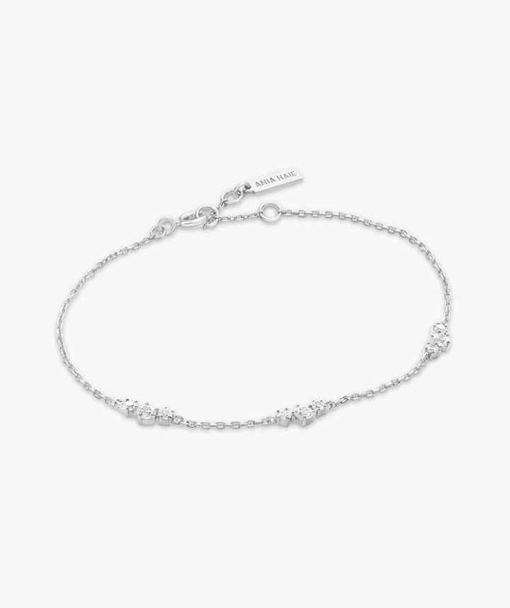 Ania Haie Silver Cluster Station Bracelet B079-01H