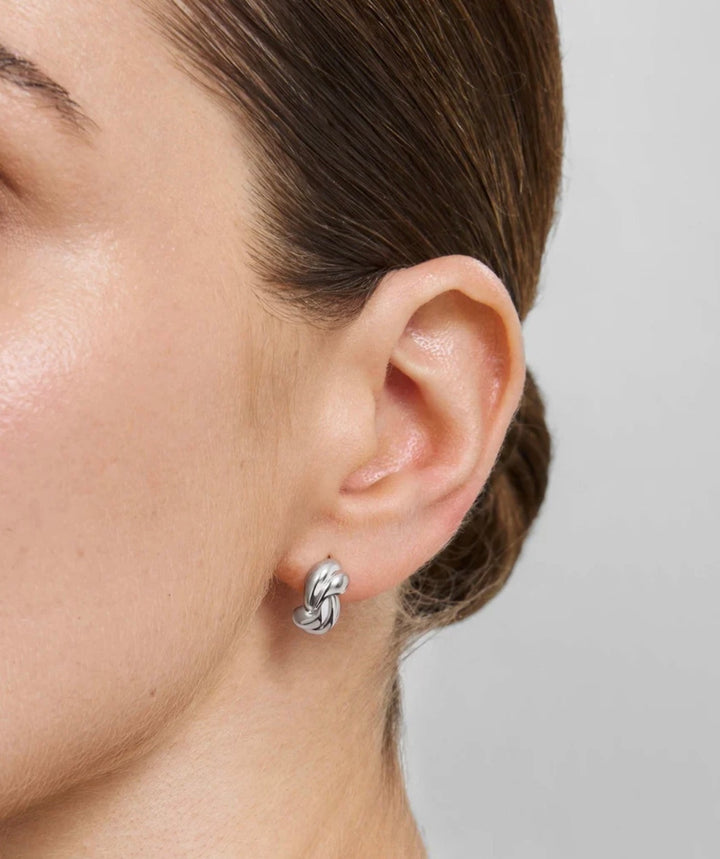 Ania Haie Silver Rope Twist Stud Earrings E077-01H