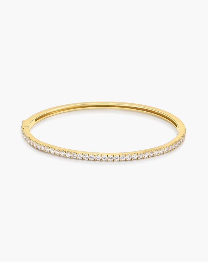 Ania Haie Gold Pavé Tennis Bangle B079-02G