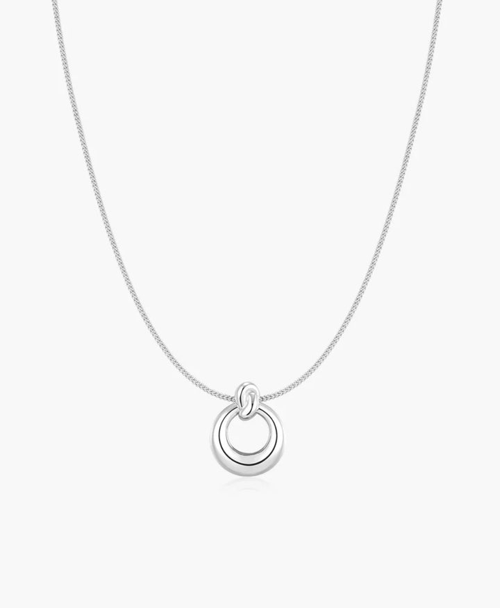 Ania Haie Silver Open Circle 43-48cm Necklace N077-04H