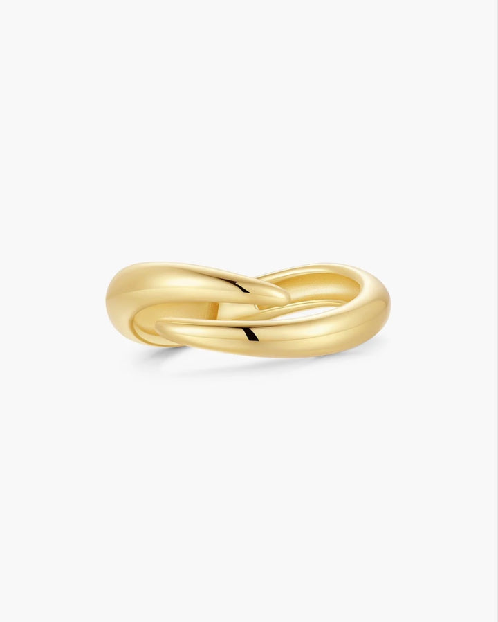 Ania Haie Gold Spiral Adjustable Ring R079-02G