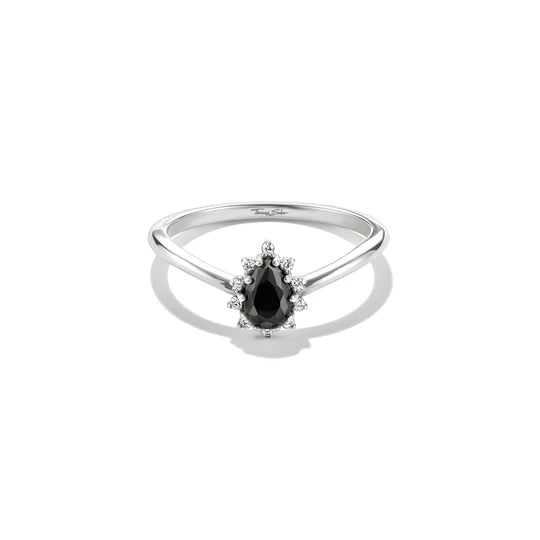 THOMAS SABO Black Drop Zirconia Ring TR2479B