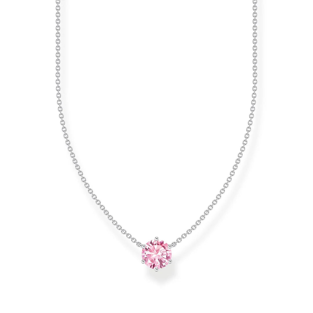 THOMAS SABO NECKLACE with Pink Zirconia Pendant - TKE2210P